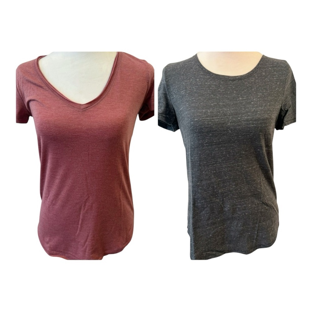 Sonoma Red and Gray Fitted Short Sleeve Tees